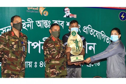 বাংলাদেশ সেনাবাহিনী শ্যুটিং প্রতিযোগিতা-২০২১ সমাপ্ত


