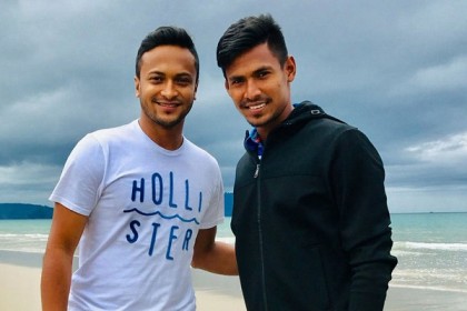 আইপিএল খেলতে বিসিবিকে আনুষ্ঠানিক চিঠি সাকিব-মোস্তাফিজের

