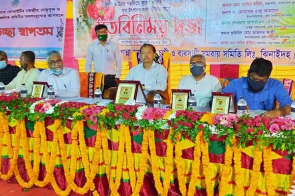 ঝিনাইদহে ফুলের বাজার সম্প্রসারণের লক্ষ্যে মতবিনিময়