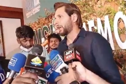তালেবানকে প্রশংসায় ভাসালেন আফ্রিদি (ভিডিও)
