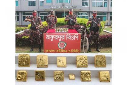 বিজিবির অভিযানে ১২১ কোটি টাকার চোরাচালান, অস্ত্র ও মাদক জব্দ