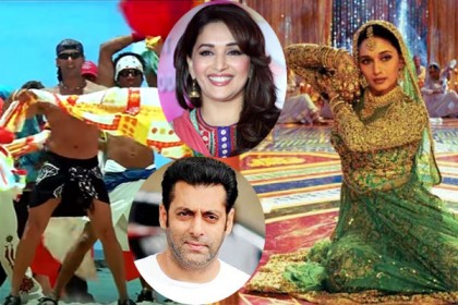 সালমান খান ও মাধুরীর সেই তোয়ালে-লেহেঙ্গা কত দামে বিক্রি হলো?