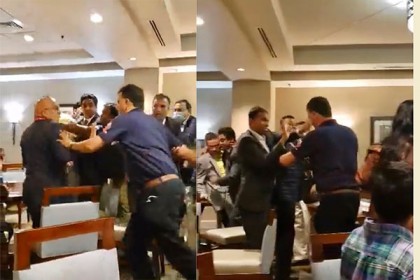 মারপিটে শেষ হলো ফোবানার একাংশের সম্মেলন! 