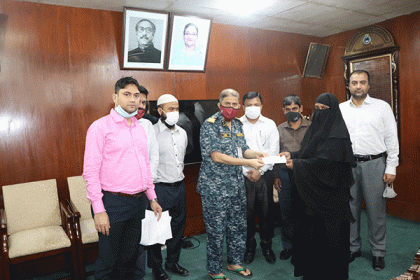বিএসসির নাবিককে পাঁচ লাখ টাকা ক্ষতিপূরণ প্রদান