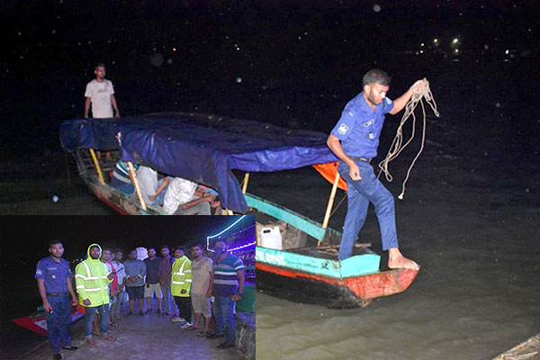 কাপ্তাই হ্রদে কচুরিপানায় আটকে পড়া ৮ পর্যটককে উদ্ধার
