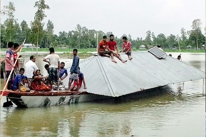 তিস্তার ভাঙনের শিকার অনেকেই চলে যাচ্ছেন অন্যত্র