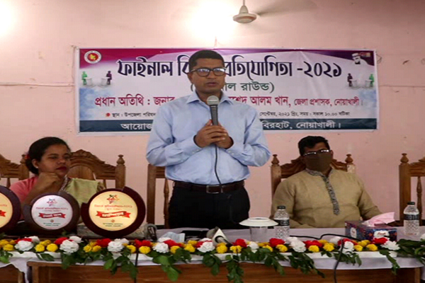 নোয়াখালীতে মুজিববর্ষ উপলক্ষে বিতর্ক প্রতিযোগিতা