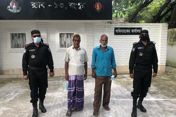রংপুরে পাচারকারীদের দলের দুই সদস্য গ্রেপ্তার