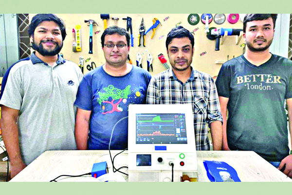 তরুণদের সাশ্রয়ী মূল্যের ভেন্টিলেটর উদ্ভাবন