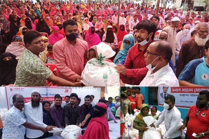 রূপগঞ্জে ৬ হাজার পরিবারকে ত্রাণ দিল বসুন্ধরা
