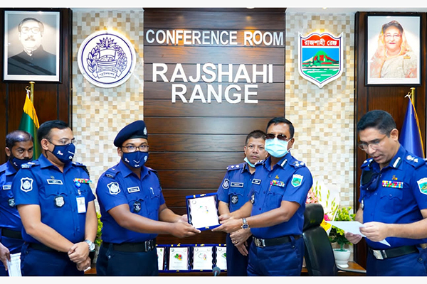 রাজশাহী রেঞ্জে শ্রেষ্ঠ ইউনিট বগুড়া জেলা পুলিশ