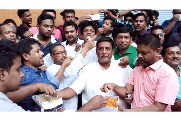 ফরিদপুরে বিএনপির আনন্দ মিছিল 