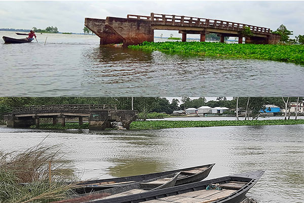মানিকগঞ্জে রাস্তার অপেক্ষায় সেতু    