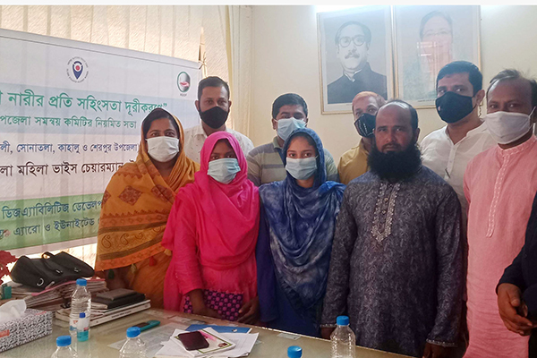 প্রতিবন্ধী নারীর প্রতি সহিংসতা রোধে সমন্বয় কমিটির সভা