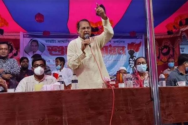 নির্বাচনকে ঢাল বানিয়ে বিএনপি যুদ্ধাপরাধী ও জামায়াতকে রক্ষা করতে চায়: ইনু