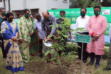 বাংলাদেশ উন্মুক্ত বিশ্ববিদ্যালয়ে বৃক্ষরোপণ কর্মসূচি 
