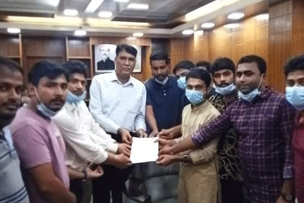 হল খোলার দাবি ইবি ছাত্রলীগের