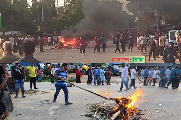 কাঁচপুরে শ্রমিকদের ওপর টিয়ারসেল নিক্ষেপ, আহত অর্ধশতাধিক
