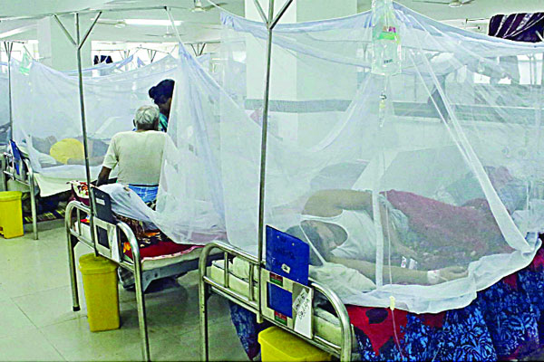 নানা উপসর্গ ও ডেঙ্গু জ্বরে আক্রান্ত হয়ে ভর্তি