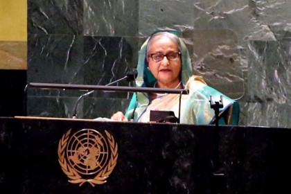 জাতিসংঘে সাশ্রয়ী মূল্যে টিকা দাবি করে যা বললেন প্রধানমন্ত্রী
