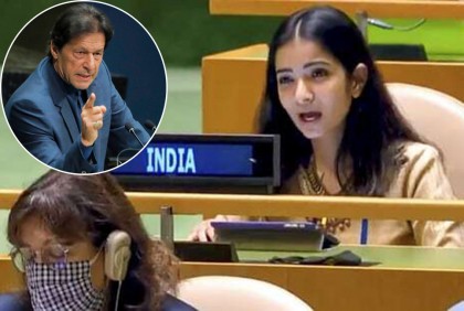 জাতিসংঘে ইমরান খানকে তুলোধুনো করে ভারতে প্রশংসায় ভাসছেন স্নেহা