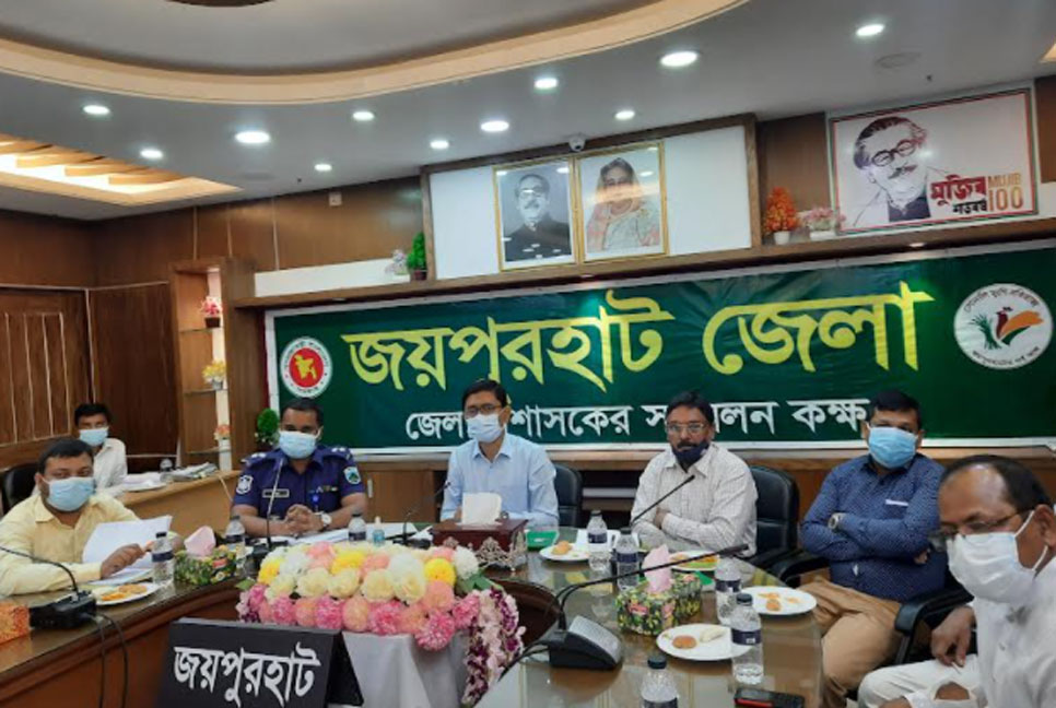 জয়পুরহাটে দুর্গাপূজা উপলক্ষে প্রস্তুতি সভা