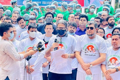 অপরাজনীতির আবর্জনা সরিয়ে পরিচ্ছন্ন বাংলাদেশ আমরাই গড়ব : শেখ পরশ

