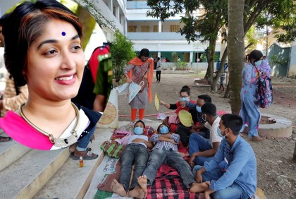 সিসিটিভি ফুটেজে শিক্ষার্থীদের চুল কাটার প্রমাণ (ভিডিও)

