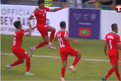 সাফে শ্রীলঙ্কার বিপক্ষে দুর্দান্ত জয় পেল বাংলাদেশ
