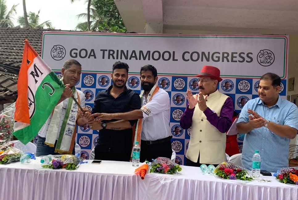 তৃণমূলে যোগ দিলেন গোয়ার দুই ক্রীড়া ব্যক্তিত্ব