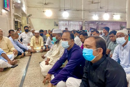 ঢাবিতে ছাত্রলীগের সাবেক সম্পাদক খোকনের মৃত্যুবার্ষিকীতে দোয়া মাহফিল

