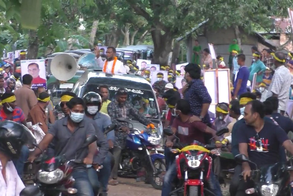 ঝিনাইদহে ইউপি নির্বাচনের চলছে প্রচারণা