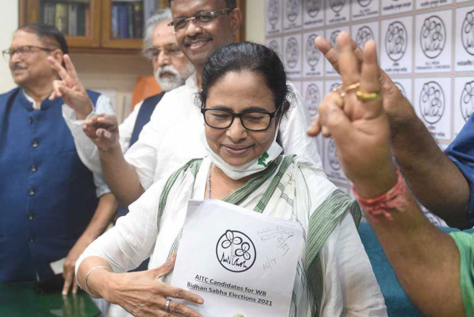বিপুল ভোটে জয়ের পর বাকি চার উপনির্বাচনের প্রার্থী ঘোষণা মমতার