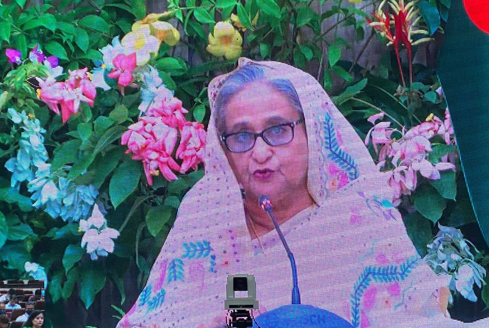 এসডিজি প্রোগ্রেস সম্মাননা জনগণকে উৎসর্গ করলেন প্রধানমন্ত্রী