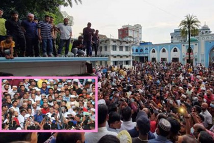 সিলেটে নবগঠিত মহানগর বিএনপির পথ সভা ও শোডাউন