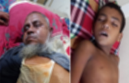 বিদ্যুৎস্পৃষ্ট হয়ে দাদা-নাতির মৃত্যু