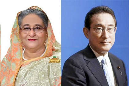 জাপানের নবনিযুক্ত প্রধানমন্ত্রীকে শেখ হাসিনার অভিনন্দন