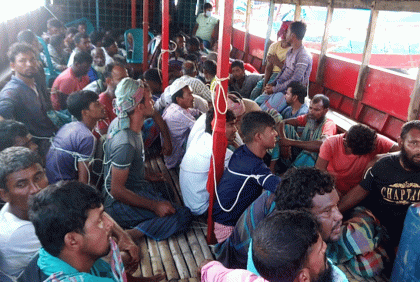 ফরিদপুরে ৫৩ জেলে আটক