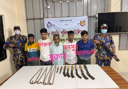 কক্সবাজারের রোহিঙ্গা ক্যাম্প ১২ রোহিঙ্গা সন্ত্রাসী গ্রেফতার