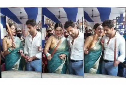 হঠাৎ লাঠি দিয়ে যশকে মারতে গেলেন নুসরাত!

