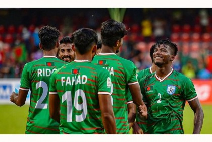 রেজার দুর্দান্ত গোলে নেপালের বিপক্ষে এগিয়ে বাংলাদেশ