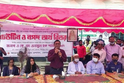 সাম্প্রদায়িক সম্প্রীতি বিনষ্টকারীদের বিরুদ্ধে রুখে দাঁড়াতে হবে : এনামুল হক শামীম