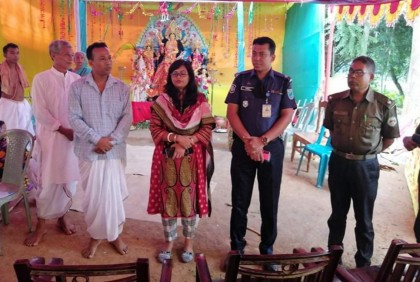 সখীপুরে ৪২ পূজামণ্ডপে চলছে দুর্গাপূজার উৎসব
