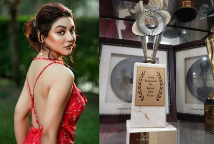 মাদ্রিদ চলচ্চিত্র উৎসবের সেরা অভিনেত্রীর স্মারক হাতে পেলেন জয়া