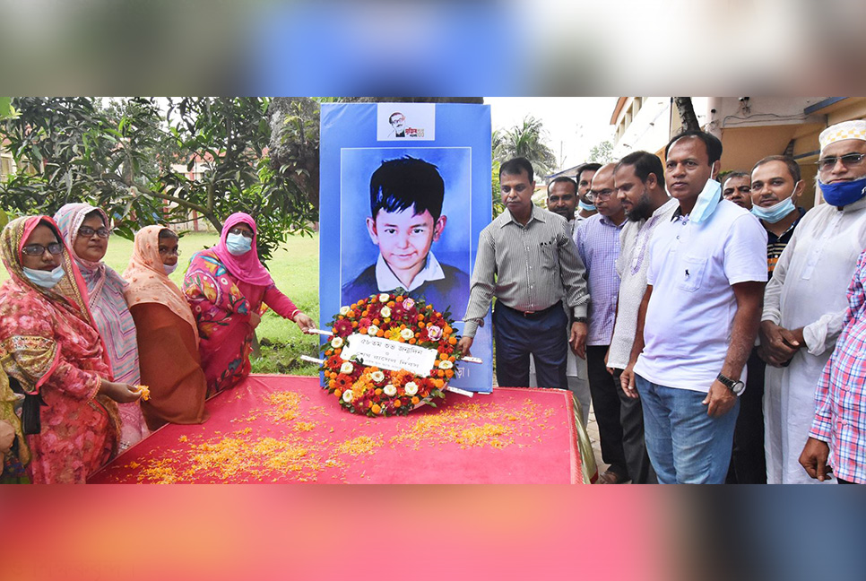 বগুড়ায় শেখ রাসেলের জন্মদিন উদযাপন