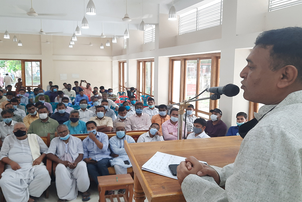 সম্প্রীতির বন্ধন সুদৃঢ় করার লক্ষ্যে নাসিরনগরে মতবিনিময় সভা