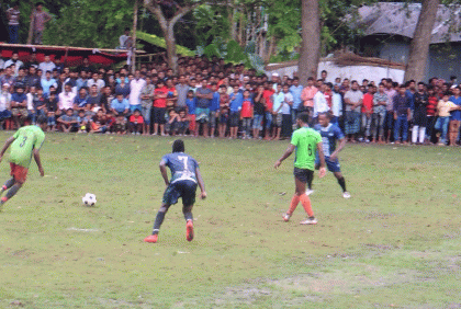 ঝিনাইদহে শেখ রাসেল স্মৃতি ফুটবল টুর্নামেন্টের ফাইনাল খেলা  