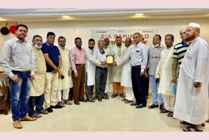 কাতারে জিয়া পরিষদের সভাপতিকে বিদায়ী সংবর্ধনা