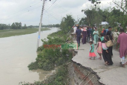 ব্যারাজ নির্মাণের পর সর্বোচ্চ পানির রেকর্ড