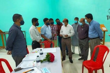 হাবিপ্রবিতে সশরীরে ক্লাস শুরু